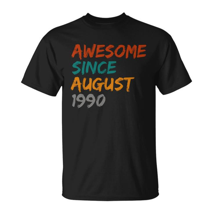 Awesome Since August  V8 Unisex T-Shirt