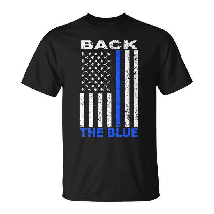 Back The Blue Support Our Police Tshirt Unisex T-Shirt