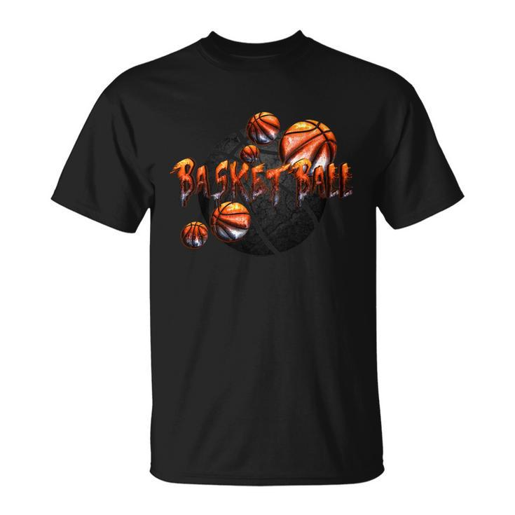 Basketball Stone Logo Unisex T-Shirt