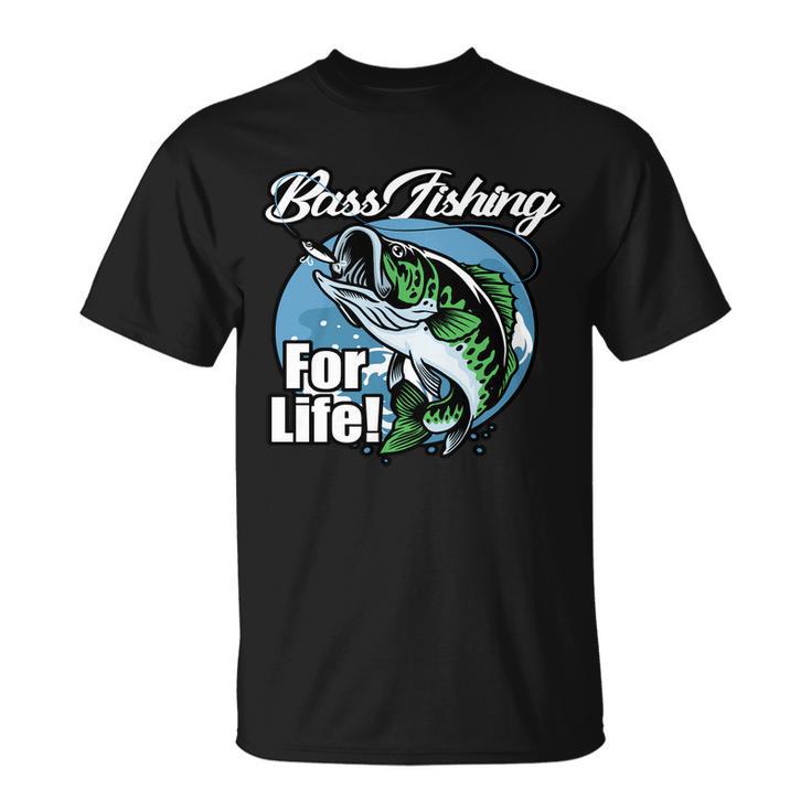 Bass Fishing For Life Unisex T-Shirt