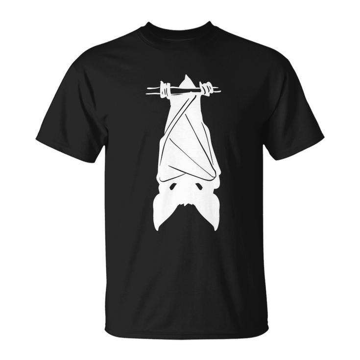 Bat Hanging Funny Halloween Quote Unisex T-Shirt