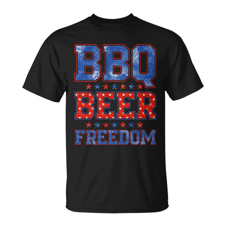 Bbq Beer Freedom V2 Unisex T-Shirt