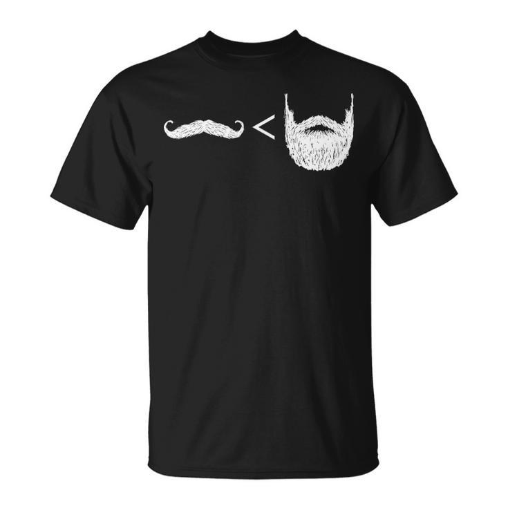 Beards - Greater Than Mustaches Unisex T-Shirt