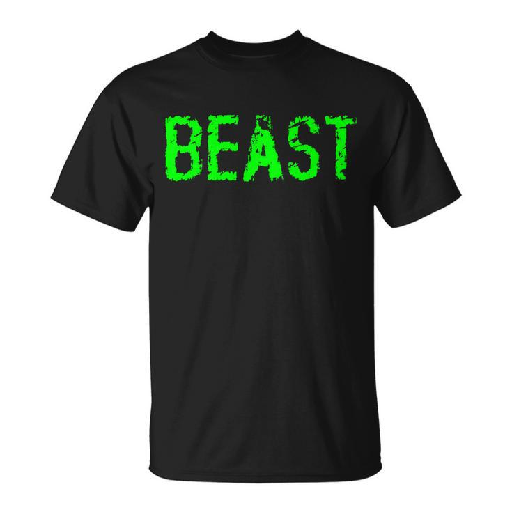 Beast Gym Workout Mode Fitness Logo Tshirt Unisex T-Shirt