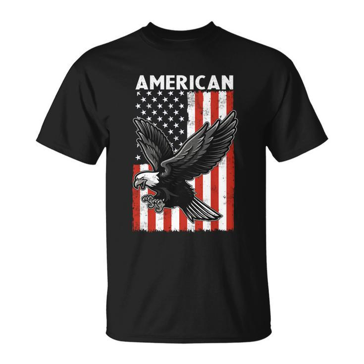 Beautiful Flying American Bald Eagle Mullet 4Th Of July Gift Unisex T-Shirt