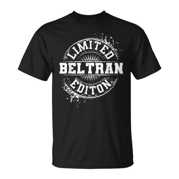 Beltran Funny Surname Family Tree Birthday Reunion Gift Idea  Unisex T-Shirt