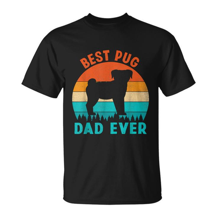 Best Pug Dad Ever Dog Animal Lovers Walker Cute T-Shirt