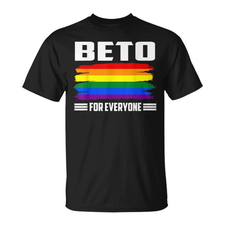 Beto For Everyone Pride Flag T-shirt