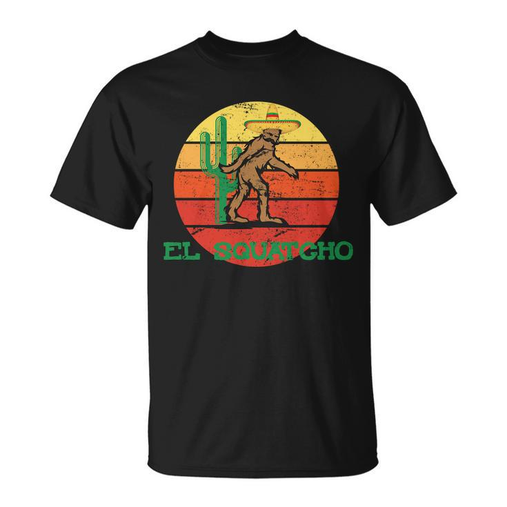 Bigfoot El Squatcho Mexican Sasquatch T-shirt