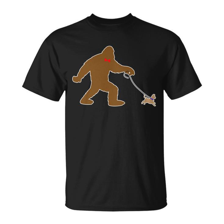 Bigfoot Walking Chihuahua Dog Unisex T-Shirt