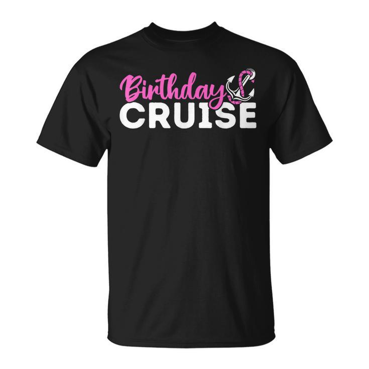 Birthday Cruise Party Friends For Cousin Reunion Trip 2022 T-shirt