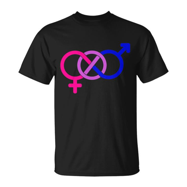 Bisexual Bi Pride Shirt Gay Parade Lgbtq Tshirt Unisex T-Shirt