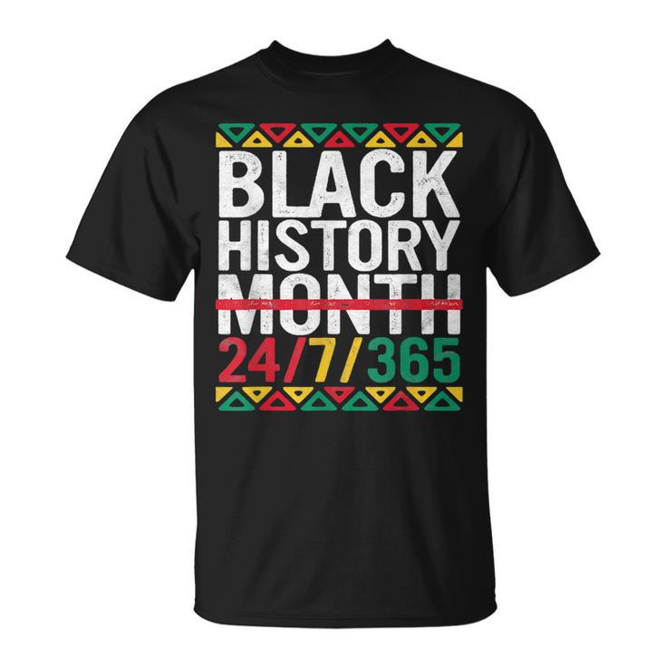 Black History Month 2022 Black History 247365 Melanin T-shirt