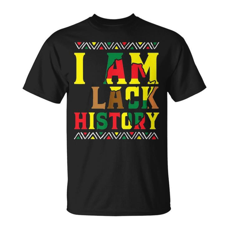 I Am Black History Black History Month & Pride T-shirt