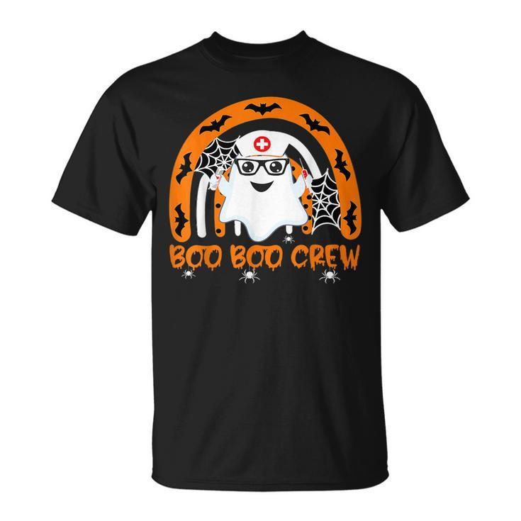 Boo Boo Crew Ghost Doctor Emt Halloween Nurse  Unisex T-Shirt