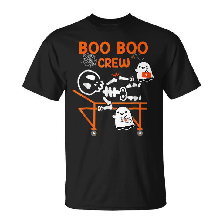 Boo Boo Crew Ghost Doctor Paramedic Emt Nurse Halloween  Unisex T-Shirt