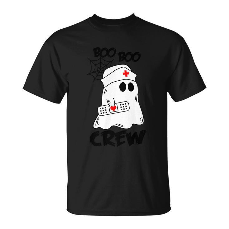 Boo Boo Crew Halloween Quote V4 Unisex T-Shirt