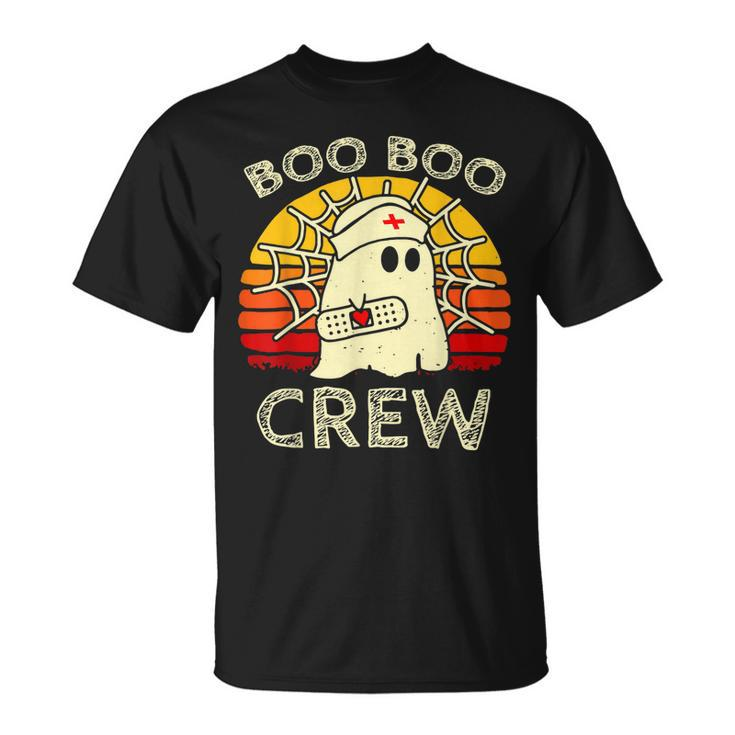 Boo Boo Crew Nurse  Funny Ghost Halloween Nurse  V3 Unisex T-Shirt