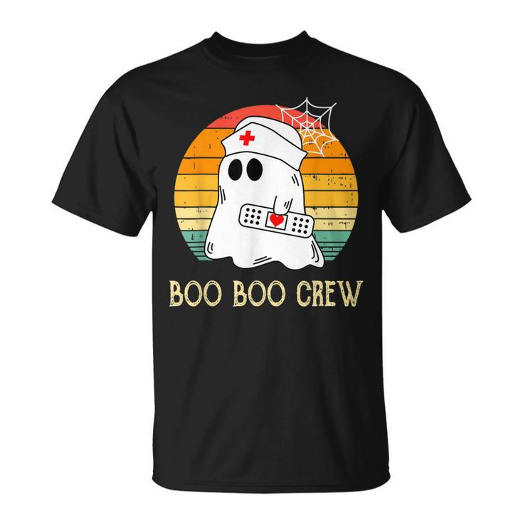 Boo Boo Crew Nurse Ghost Funny Halloween Costume  Unisex T-Shirt