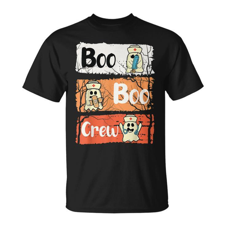 Boo Crew Team Nursing Lpn Cna Healthcare Nurse Halloween  Unisex T-Shirt