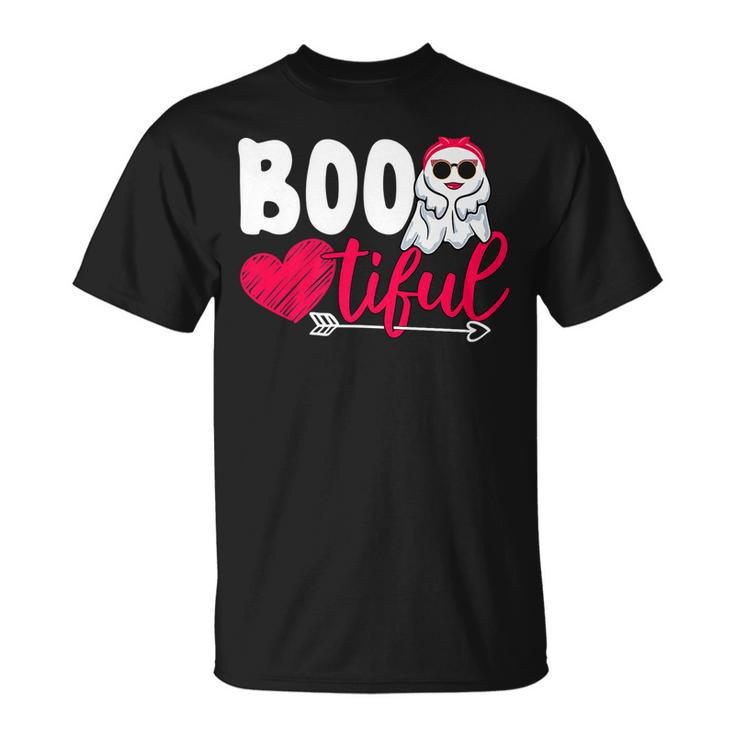 Boo-Tiful Cute Halloween Ghost Costume Boo Crew   Unisex T-Shirt