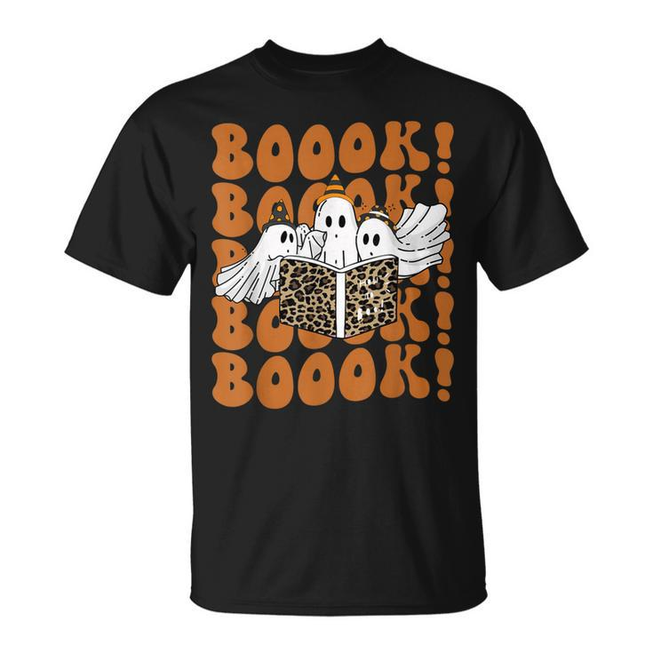 Booook Ghosts Boo Read Books Library T-shirt