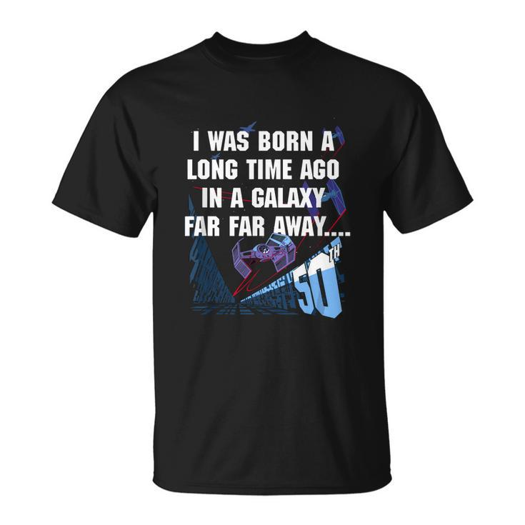 I Was Born A Long Time Ago 50Th Birthday Portrait T-Shirt