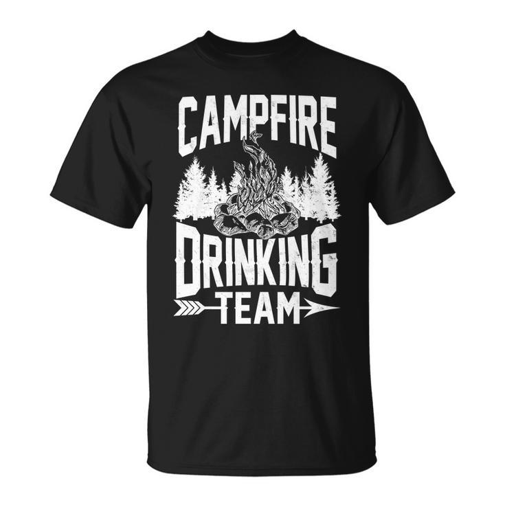 Campfire Drinking Team Tshirt Unisex T-Shirt