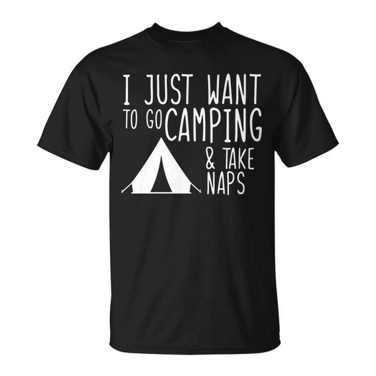 Camping And Napping Unisex T-Shirt
