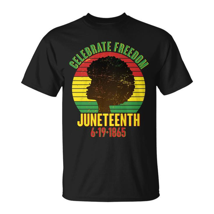 Celebrate Freedom Juneteenth  Unisex T-Shirt