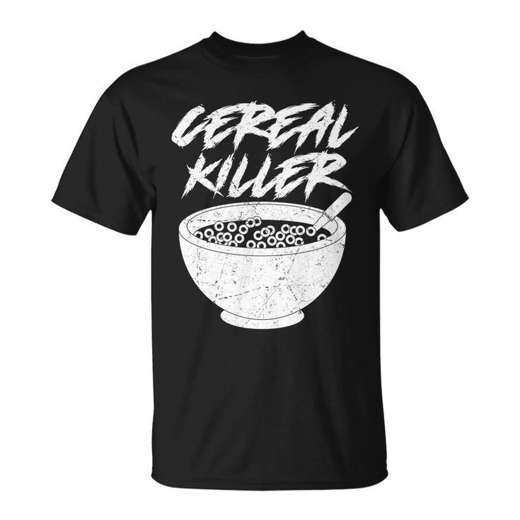 Cereal Killer Funny Halloween Distressed Tshirt Unisex T-Shirt