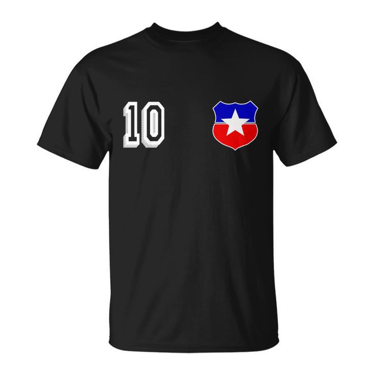 Chile Soccer La Roja Jersey Number Unisex T-Shirt