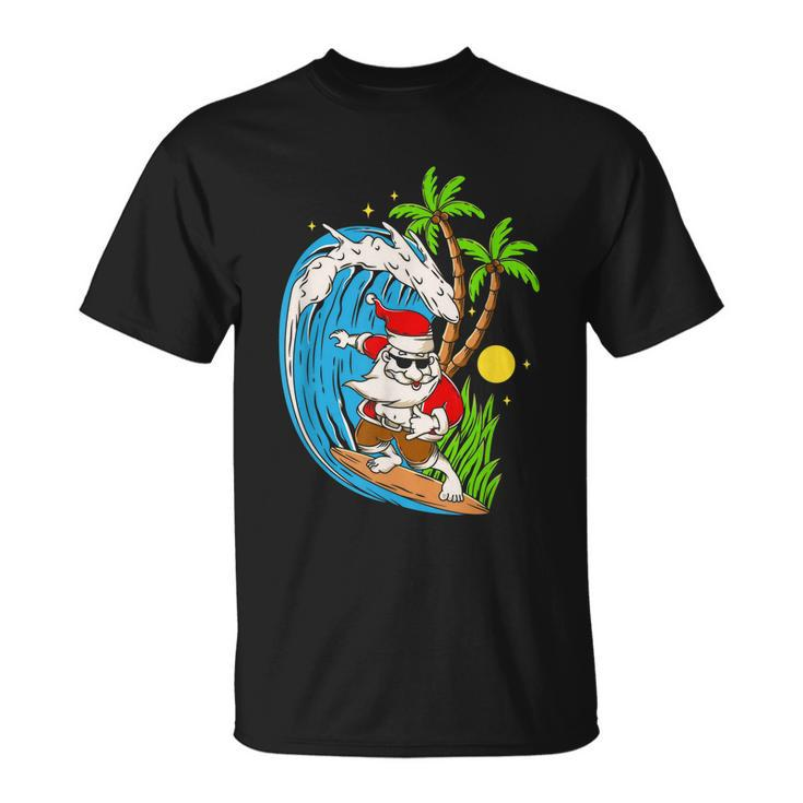 Christmas Im July | Summer Santa Claus Beach Hawaii Surf Unisex T-Shirt