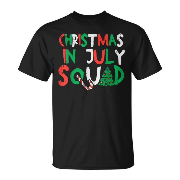 Christmas In July Squad Funny Summer Xmas Men Women Kids  Unisex T-Shirt