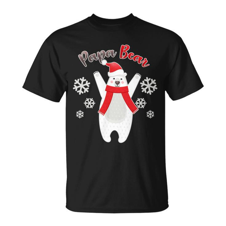 Christmas Papa Bear Tshirt Unisex T-Shirt