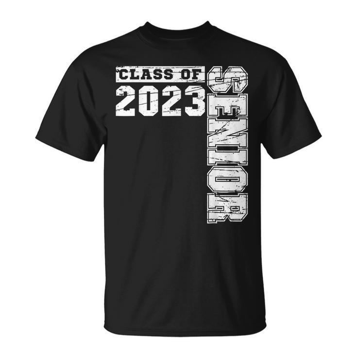 Class Of 2023 Senior 2023 Graduation Or First Day Of School T-shirt