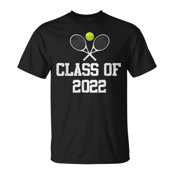 Class Of 2022 Graduation Senior Tennis Player  Unisex T-Shirt