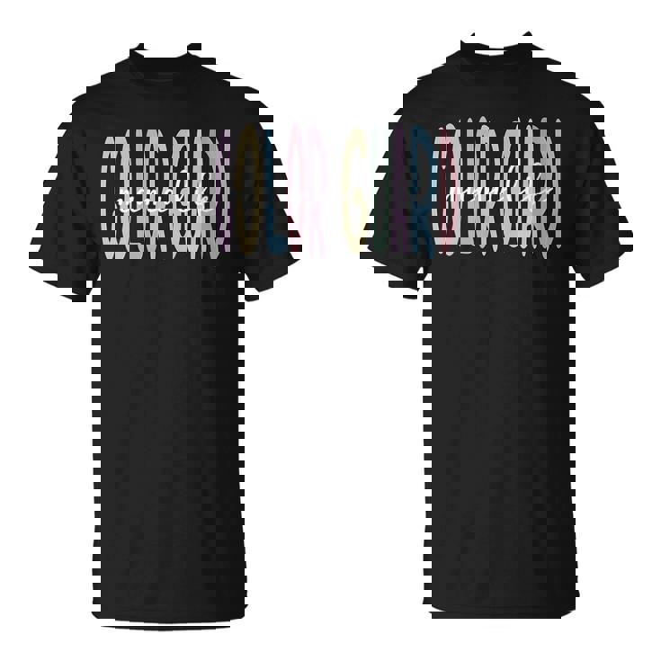 Color Guard Mama Life Color Guard Mom T-shirt