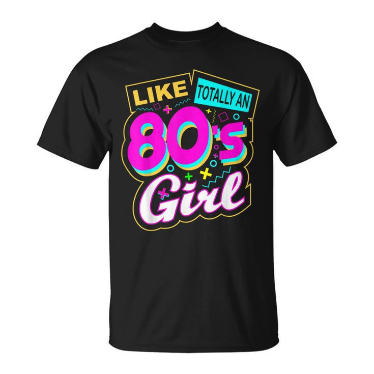 Cool 80S Girl Retro Fashion Throwback Culture Party Lover  Unisex T-Shirt