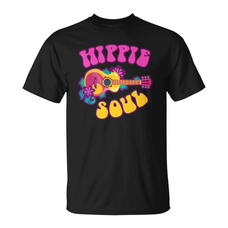 Costume Hippie Soul Funny Halloween Retro Party Women Men Unisex T-Shirt