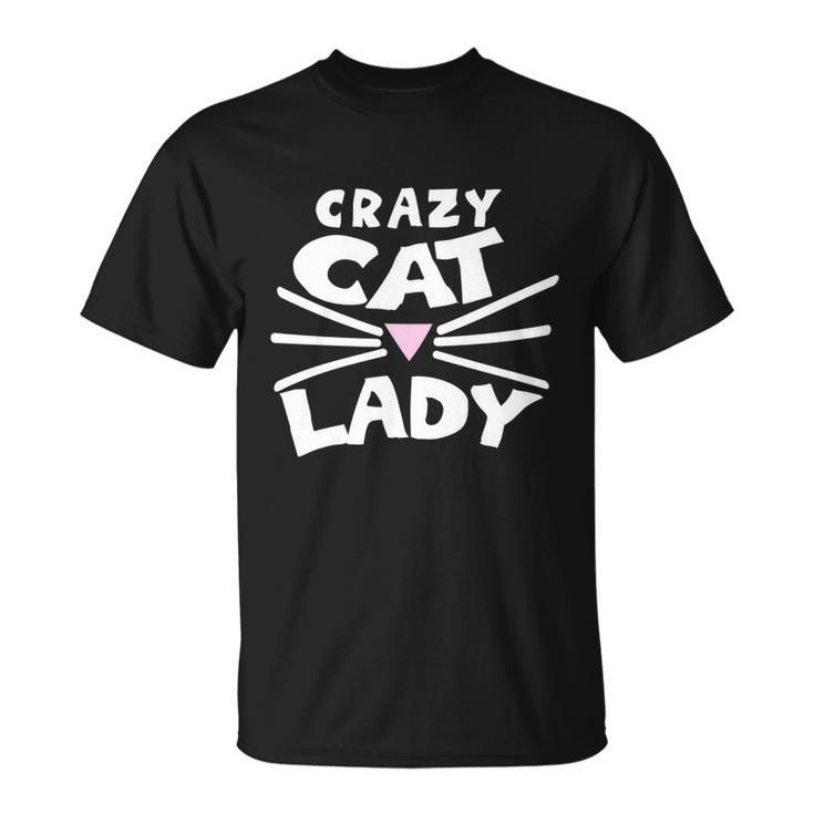 Crazy Cat Lady Long Cute Cat T-Shirt