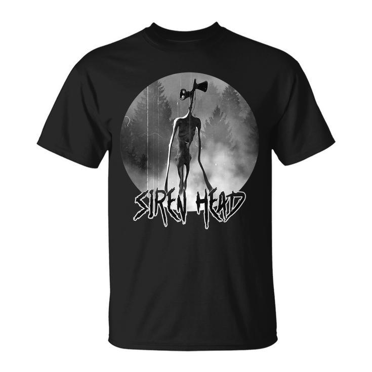 Creepy Siren Head Horror Unisex T-Shirt