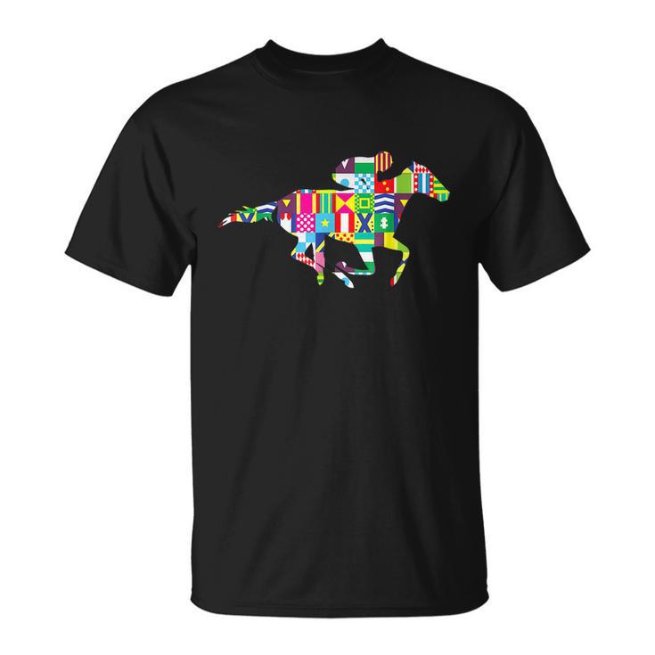 Cute Kentucky Horse Racing Silks Unisex T-Shirt