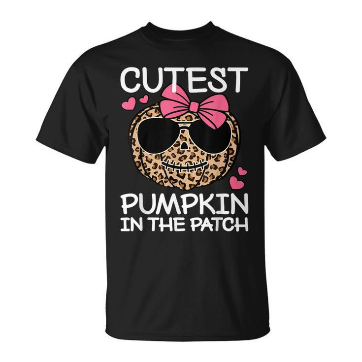 Cutest Pumpkin In The Patch Funny Halloween Cute Girls Kids  Unisex T-Shirt