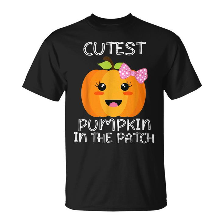 Cutest Pumpkin In The Patch Halloween Thanksgiving V5 T-shirt