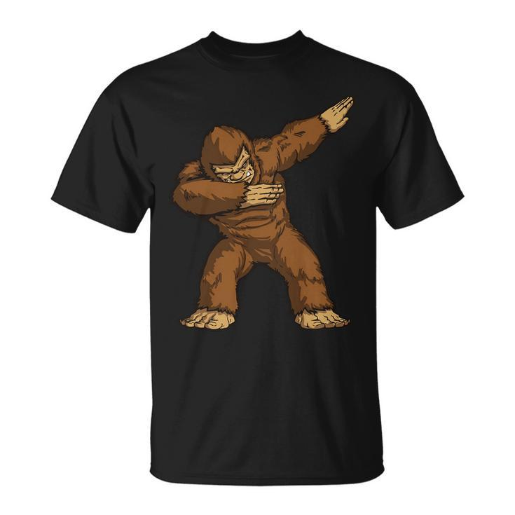 Dabbing Bigfoot Unisex T-Shirt