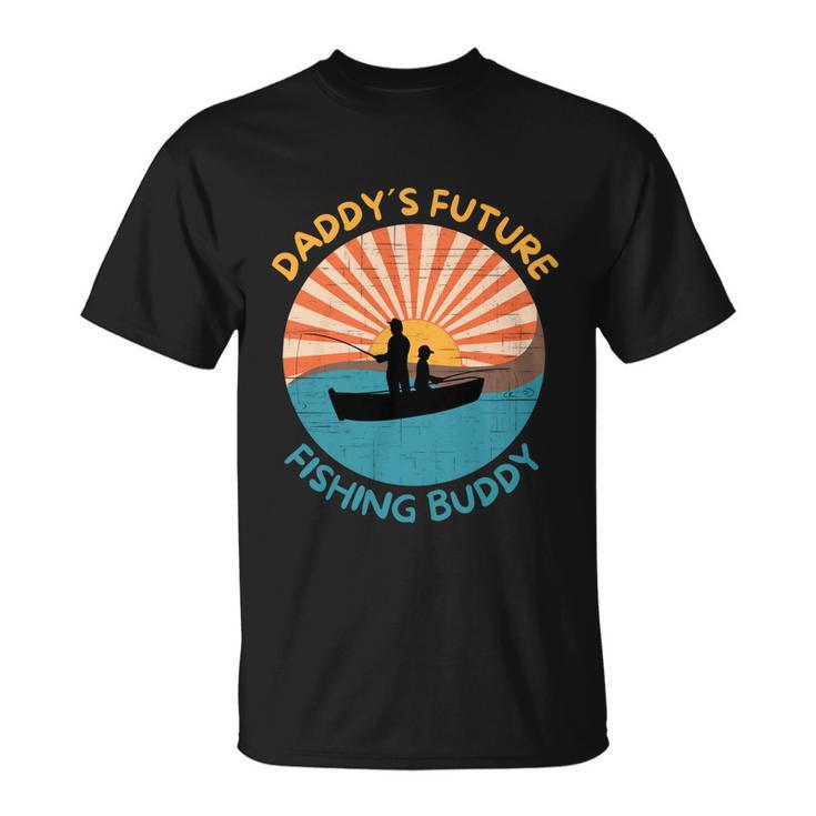 Daddys Future Fishing Buddy Quote Fathers Day Fishing T-Shirt