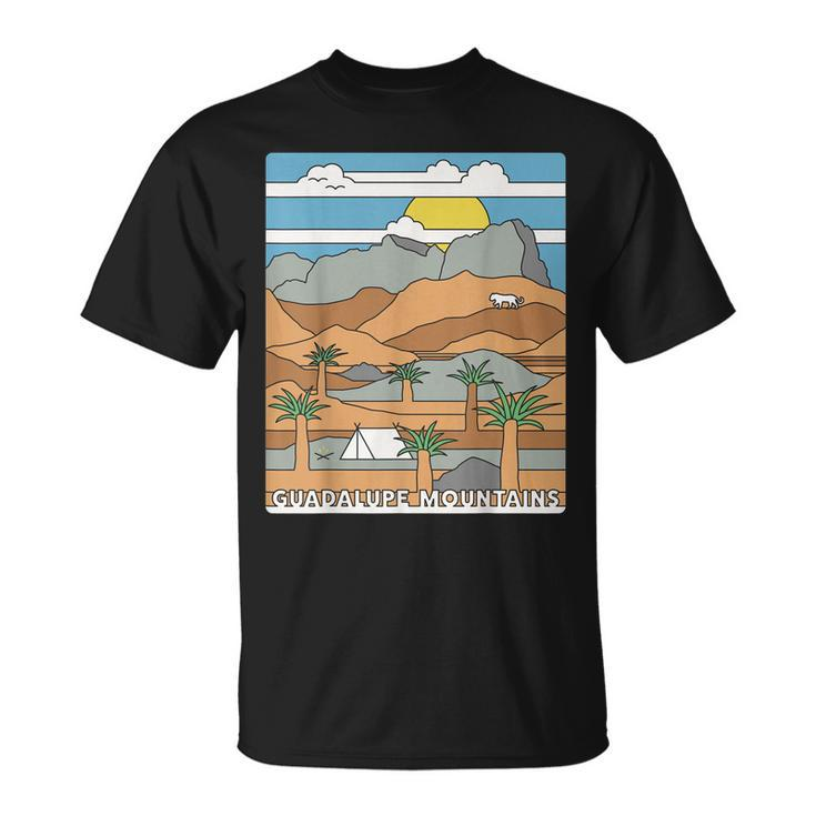 Daytime El Capitan Guadalupe Mountains National Park Texas  Unisex T-Shirt