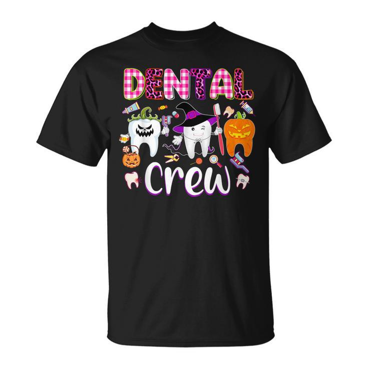 Dental Boo Crew Halloween Funny Dentist Assistant Costume  Unisex T-Shirt