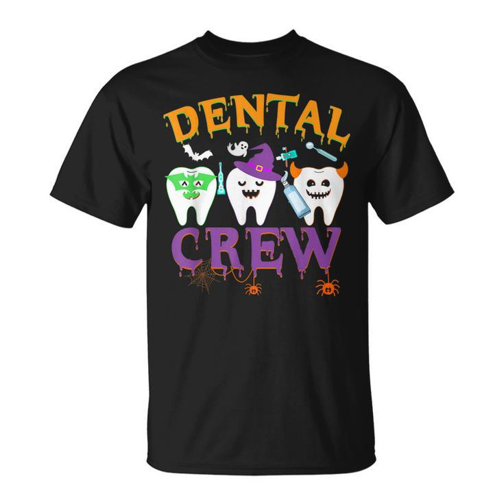Dental Boo Crew Halloween Funny Dentist Assistant  Unisex T-Shirt